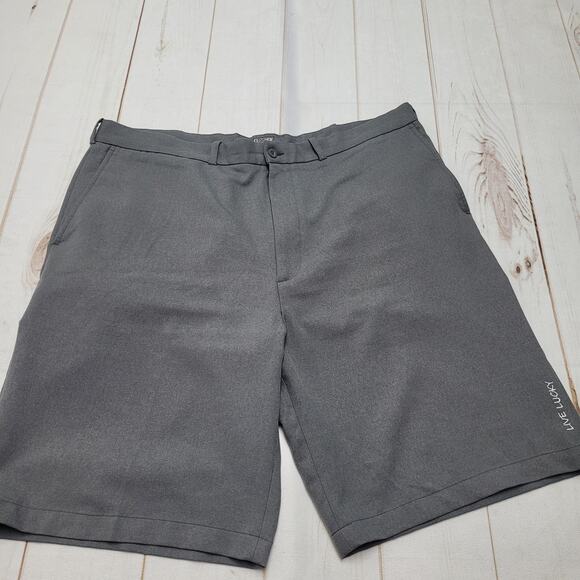 Black Clover gray golf shorts 11" polyester chino 42 - Picture 1 of 8